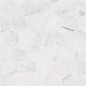 Calacatta Cressa 2" Hexagon Honed